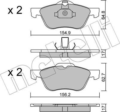 Metelli 22-0489-0 - Масляный фильтр autospares.lv