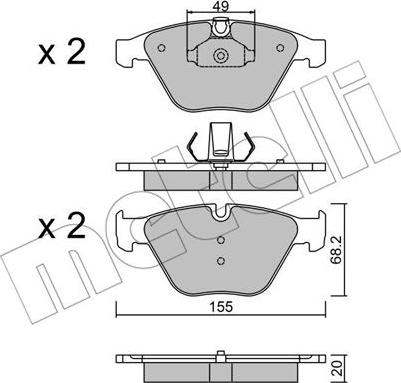 Metelli 22-0558-9 - Масляный фильтр autospares.lv