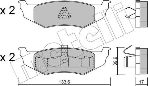 Metelli 22-0522-0 - Масляный фильтр autospares.lv