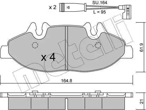 RIDER RD.3323.DB1600 - Тормозные колодки, дисковые, комплект autospares.lv