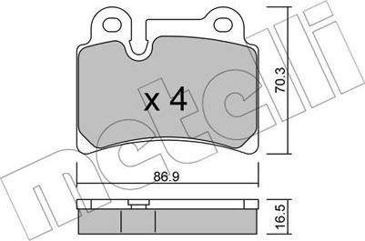 Metelli 22-0660-0 - Масляный фильтр autospares.lv