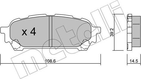 Metelli 22-0613-0 - Масляный фильтр autospares.lv