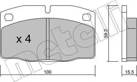 RIDER RD.3323.DB199 - Тормозные колодки, дисковые, комплект autospares.lv