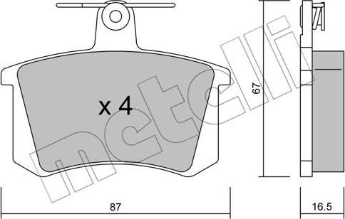 Metelli 22-0048-0 - Масляный фильтр autospares.lv