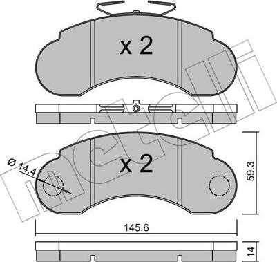 Ferodo FDB752 - Тормозные колодки, дисковые, комплект autospares.lv