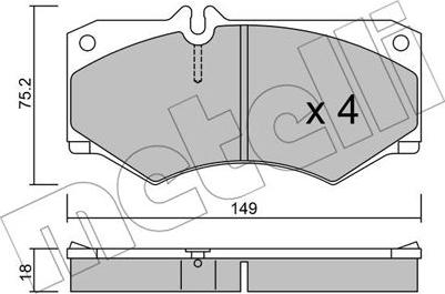 Metelli 22-0014-0 - Масляный фильтр autospares.lv