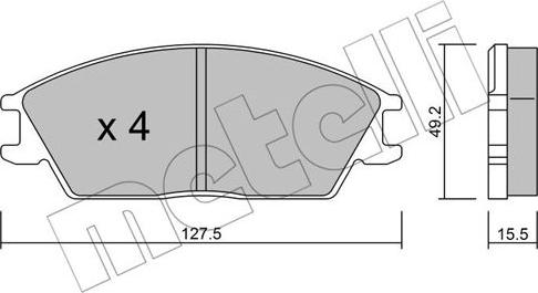 Metelli 22-0081-0 - Масляный фильтр autospares.lv