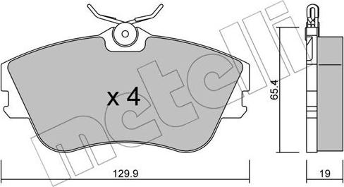 Metelli 22-0164-0 - Масляный фильтр autospares.lv