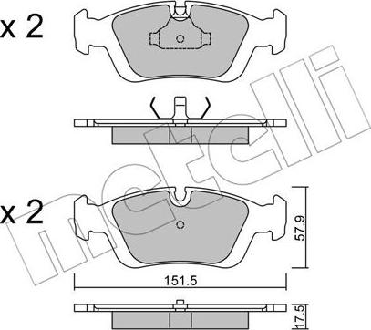 Metelli 22-0124-0 - Масляный фильтр autospares.lv