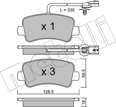 Metelli 22-0899-0 - Масляный фильтр autospares.lv