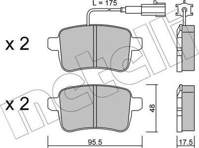 Metelli 22-0895-0 - Масляный фильтр autospares.lv