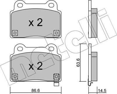 Metelli 22-0826-0 - Масляный фильтр autospares.lv