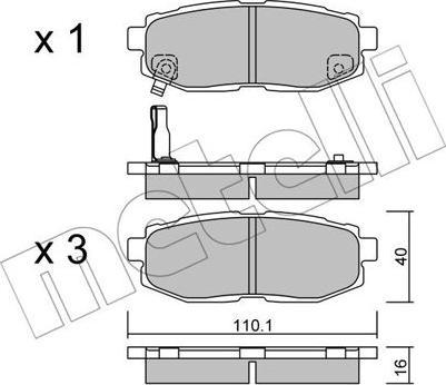 Metelli 22-0875-0 - Масляный фильтр autospares.lv