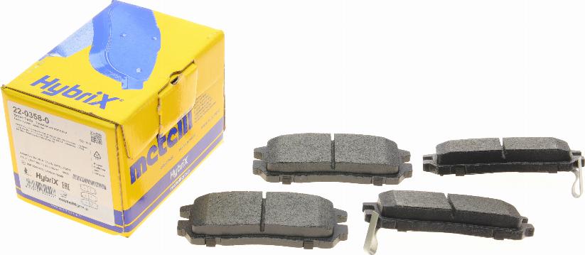 Metelli 22-0358-0 - Масляный фильтр autospares.lv