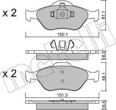 MK Kashiyama D20007 - Тормозные колодки, дисковые, комплект autospares.lv