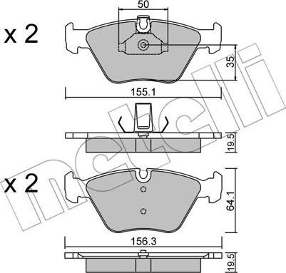 Metelli 22-0207-0 - Масляный фильтр autospares.lv