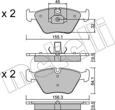 Metelli 22-0207-3 - Масляный фильтр autospares.lv