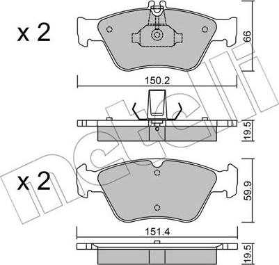 Metelli 22-0219-0 - Масляный фильтр autospares.lv