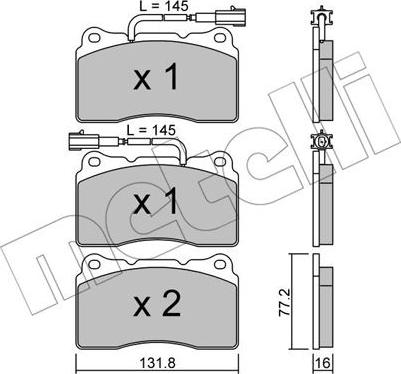 Metelli 22-0288-0 - Масляный фильтр autospares.lv