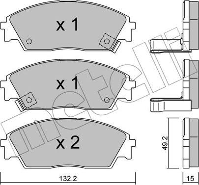 Metelli 22-0236-1 - Масляный фильтр autospares.lv