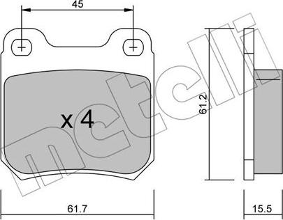 Metelli 22-0275-0 - Масляный фильтр autospares.lv