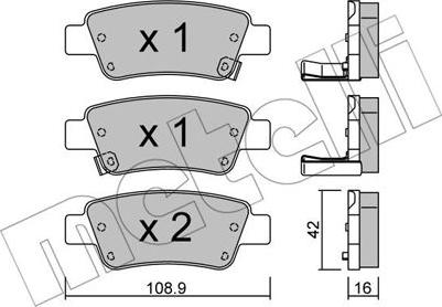 Metelli 22-0790-0 - Масляный фильтр autospares.lv