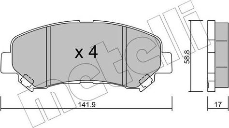 Metelli 22-0792-0 - Масляный фильтр autospares.lv