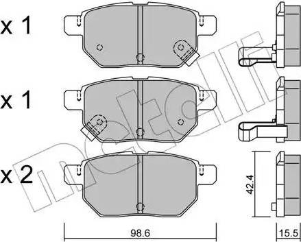 Metelli 22-0746-1 - Масляный фильтр autospares.lv