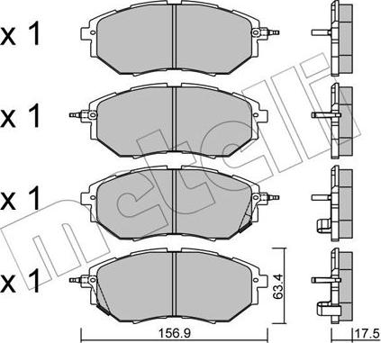 Metelli 22-0763-0 - Масляный фильтр autospares.lv