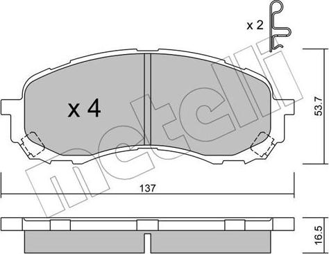 Metelli 22-0762-0 - Масляный фильтр autospares.lv