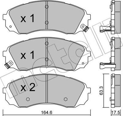 Metelli 22-0785-0 - Масляный фильтр autospares.lv