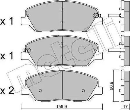 Parts-Mall PKA-E35 - Тормозные колодки, дисковые, комплект autospares.lv