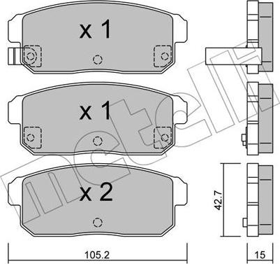 Metelli 22-0733-0 - Масляный фильтр autospares.lv