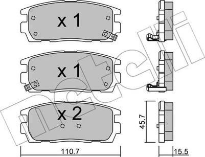 Metelli 22-0779-0 - Масляный фильтр autospares.lv