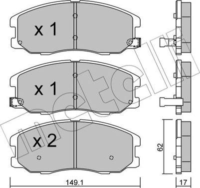 Metelli 22-0778-0 - Масляный фильтр autospares.lv