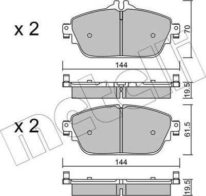 Metelli 22-1017-0 - Масляный фильтр autospares.lv