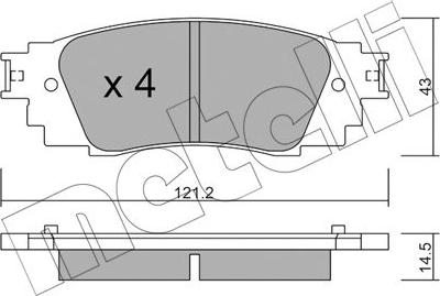 Metelli 22-1089-0 - Масляный фильтр autospares.lv