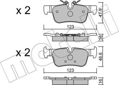 Metelli 22-1038-0 - Масляный фильтр autospares.lv