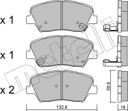 Metelli 22-1026-0 - Масляный фильтр autospares.lv