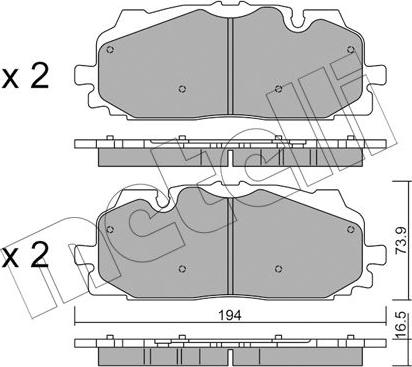 Metelli 22-1128-0 - Масляный фильтр autospares.lv