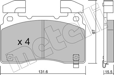 Metelli 22-1179-0 - Масляный фильтр autospares.lv