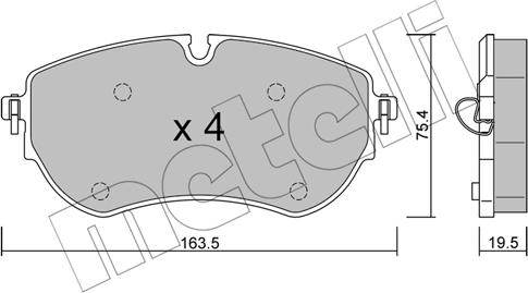 Metelli 22-1172-0 - Масляный фильтр autospares.lv