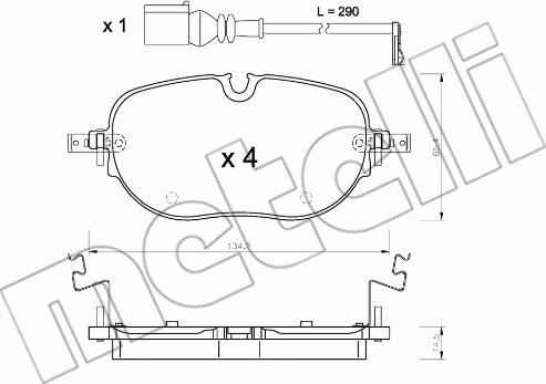 Metelli 22-1318-0 - Масляный фильтр autospares.lv