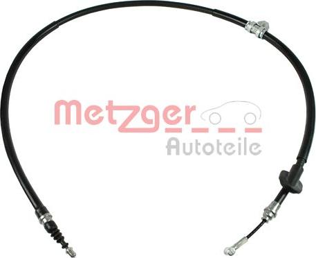 Metzger 451.1 - Тросик, cтояночный тормоз autospares.lv