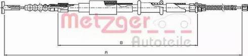 Metzger 461.8 - Тросик, cтояночный тормоз autospares.lv