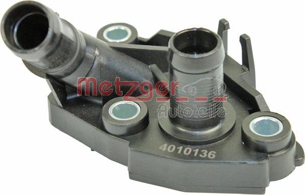 Metzger 4010136 - Фланец охлаждающей жидкости autospares.lv