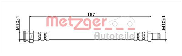 Metzger 4111805 - Тормозной шланг autospares.lv