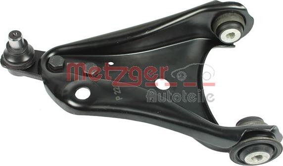 Metzger 58080501 - Рычаг подвески колеса autospares.lv