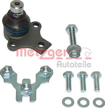 Metzger 57006818 - Шаровая опора, несущий / направляющий шарнир autospares.lv