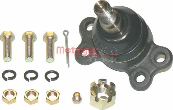 Metzger 57000918 - Шаровая опора, несущий / направляющий шарнир autospares.lv